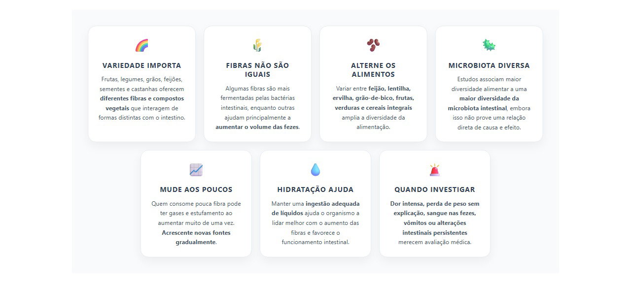 Variedade no prato: 7 formas de cuidar do intestino além de contar fibras