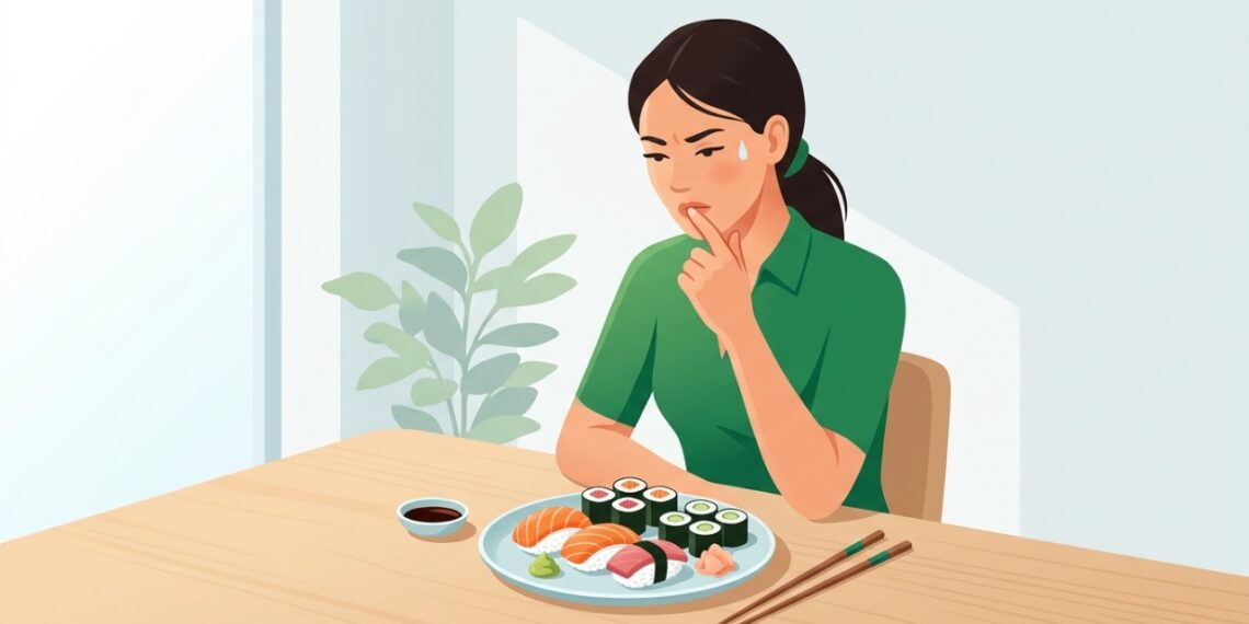 Peixe cru em sushi e ceviche pode transmitir parasitas quando não passa pelo preparo adequado.