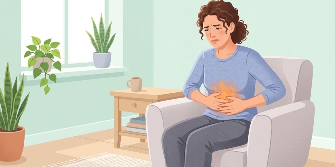 Queimação recorrente no estômago pode estar relacionada à infecção por H. pylori.