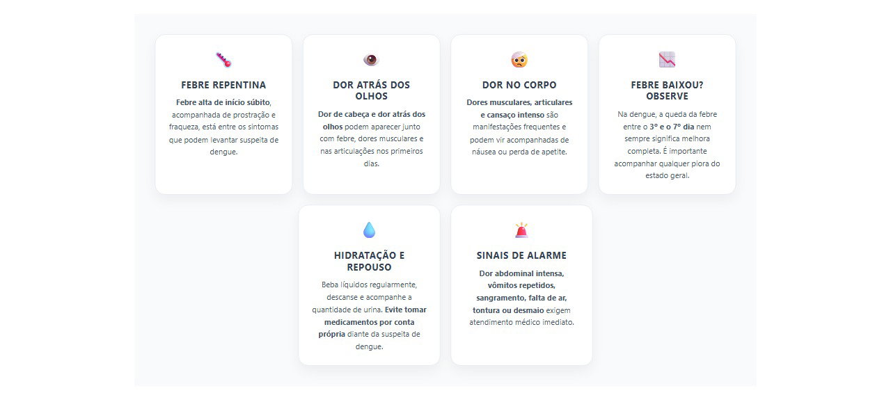 Dengue: 6 sinais para reconhecer os sintomas e saber quando procurar atendimento