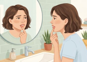 Afta que não cicatriza por mais de três semanas deve ser avaliada por dentista ou médico.