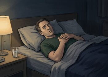 Mente acelerada e preocupações podem dificultar o início do sono mesmo quando o corpo está cansado.