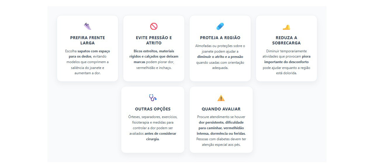 Joanete doendo no sapato: 6 medidas que podem aliviar antes da cirurgia