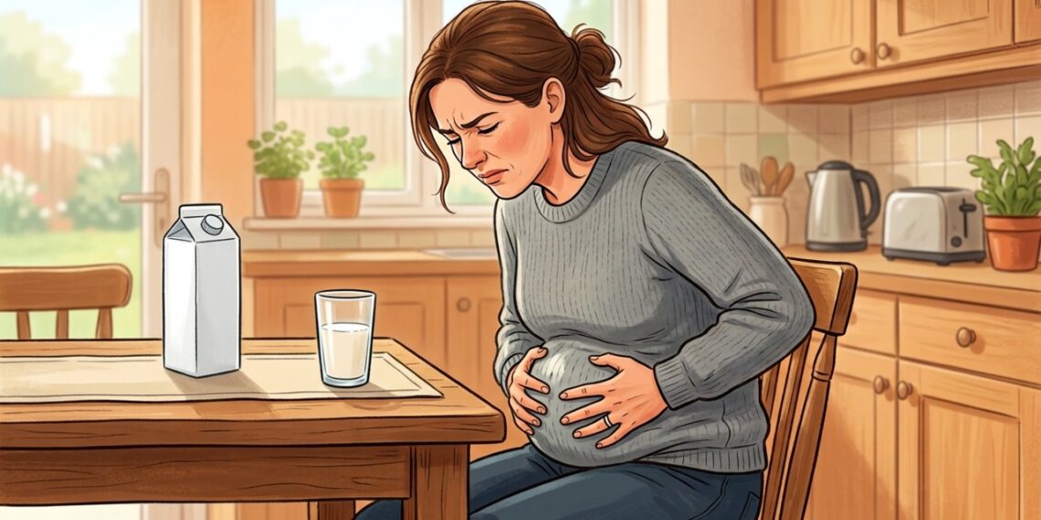 Inchaço e diarreia após consumir leite podem levantar suspeita de intolerância à lactose.