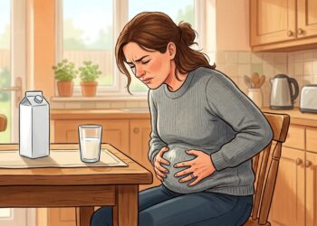 Inchaço e diarreia após consumir leite podem levantar suspeita de intolerância à lactose.