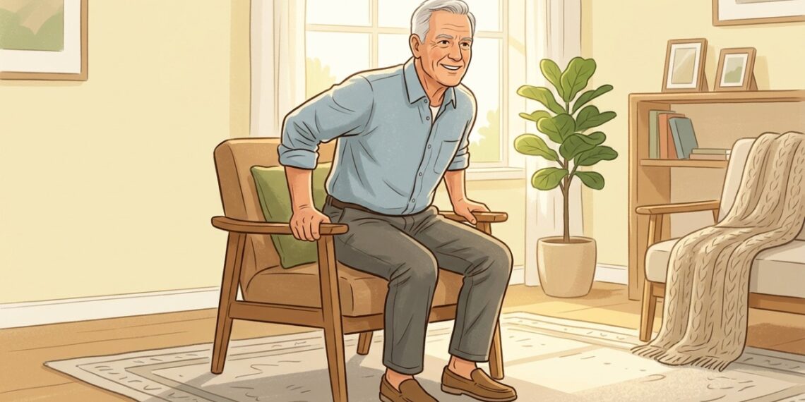 Exercícios simples em casa podem ajudar a recuperar força e preservar a independência depois dos 60.