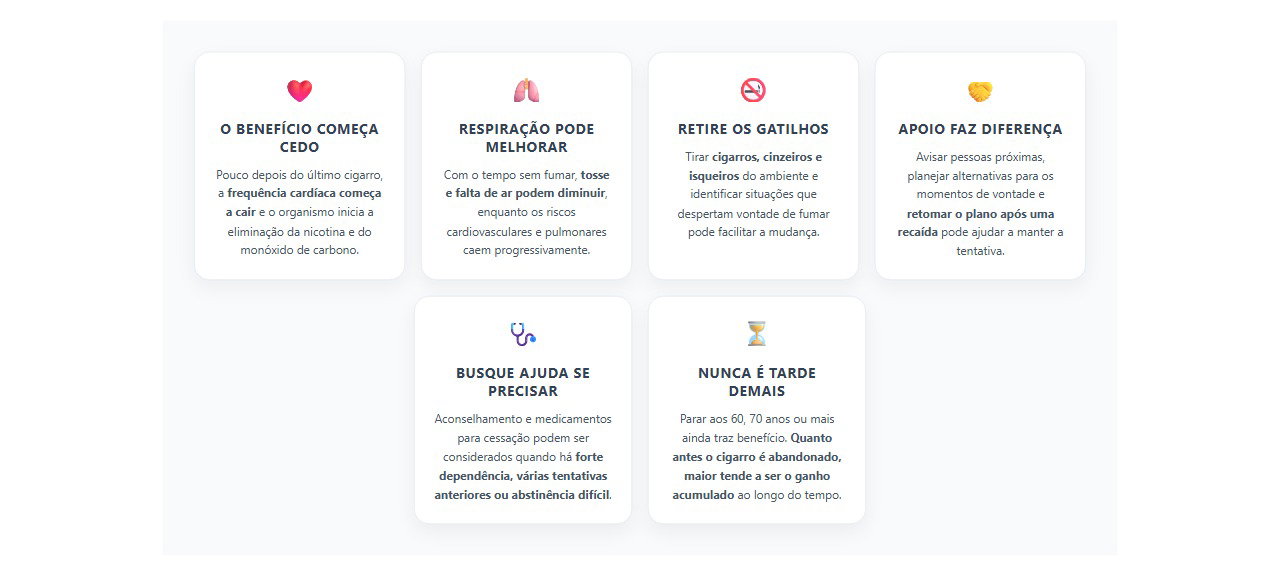 Parar de fumar depois dos 60: 6 benefícios e estratégias que começam a fazer diferença cedo