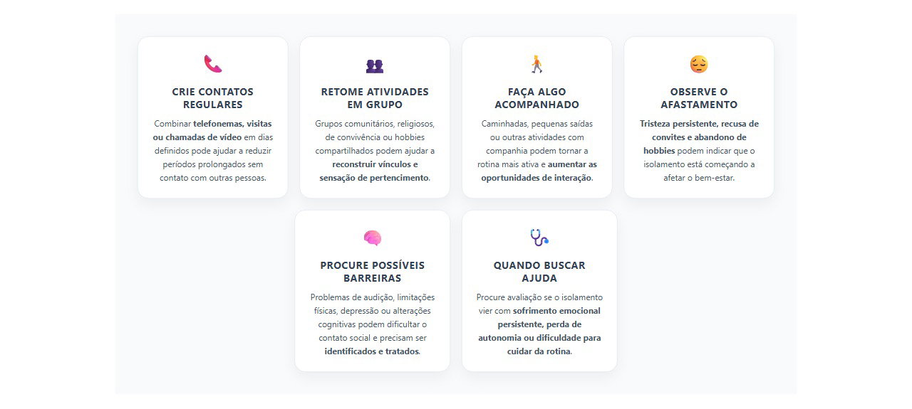Solidão em idosos: 6 sinais e atitudes para reduzir o isolamento social