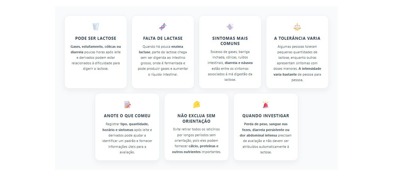 Gases e diarreia após leite: sinais que podem indicar intolerância à lactose