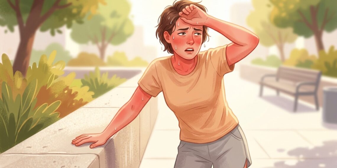 Confusão ou desmaio durante calor intenso podem indicar uma emergência relacionada à temperatura corporal.