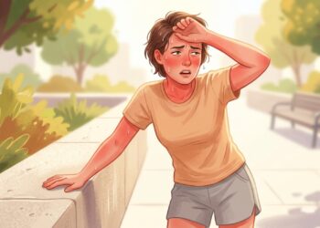 Confusão ou desmaio durante calor intenso podem indicar uma emergência relacionada à temperatura corporal.