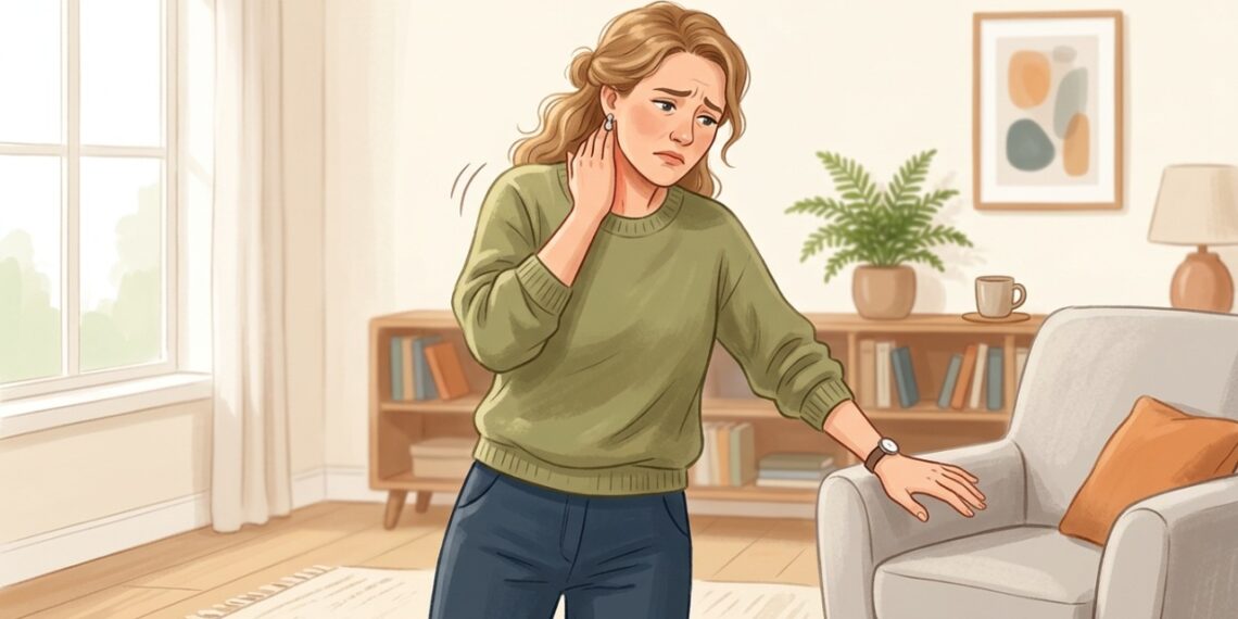 Tontura junto com dor no pescoço pode ter diferentes causas e nem sempre vem da coluna cervical.