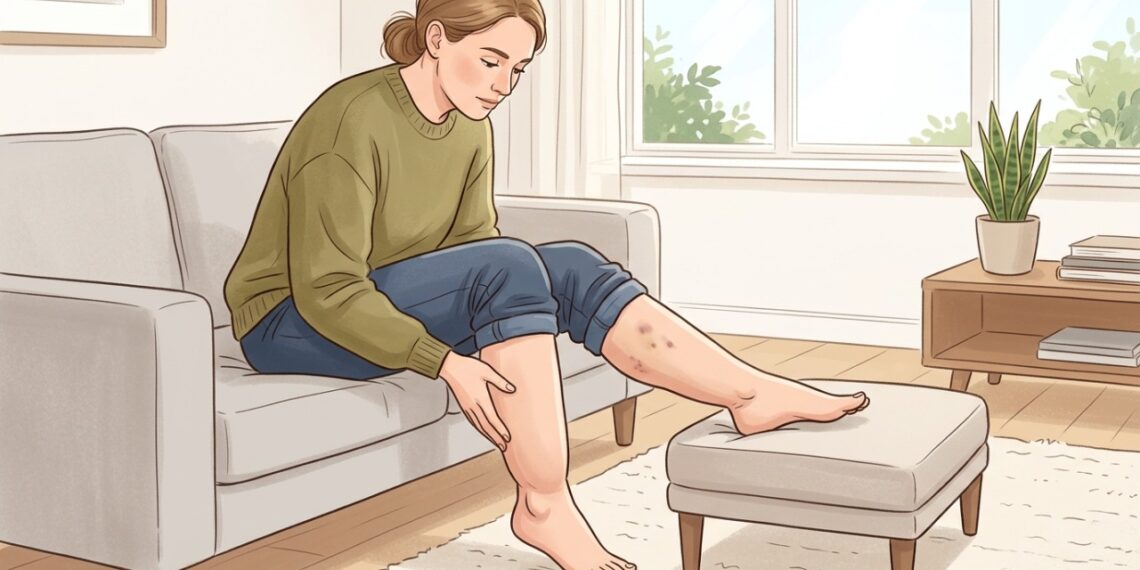 Pernas doloridas, volumosas e com hematomas frequentes podem apresentar um padrão compatível com lipedema.