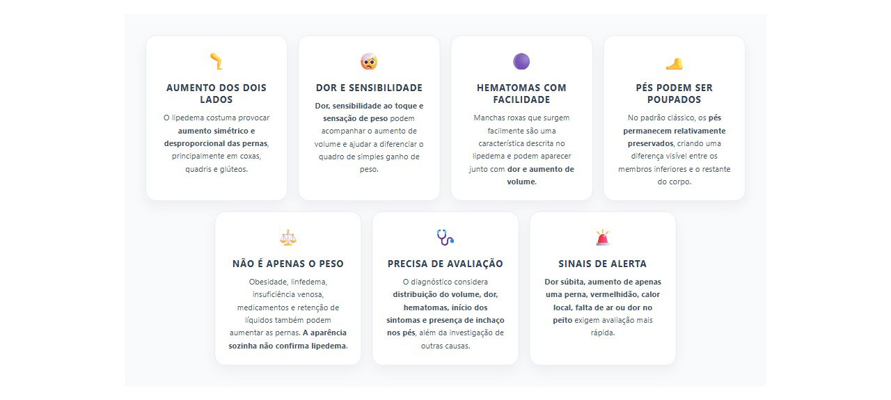 Pernas doloridas e com hematomas: sinais que podem indicar lipedema