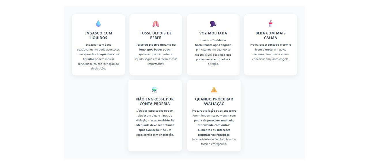 Engasgar com água com frequência: 6 sinais de dificuldade para engolir que merecem atenção