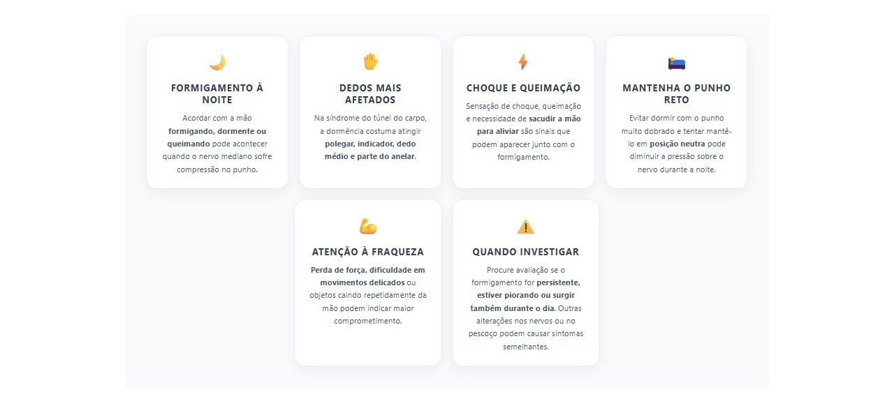 Mão formigando à noite: 6 sinais de que o túnel do carpo pode estar envolvido