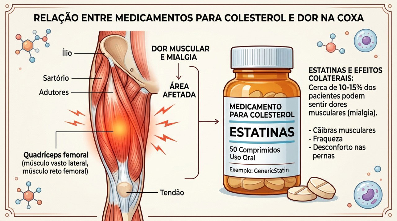 Estatinas podem estar associadas a dor, sensibilidade ou fraqueza muscular em algumas pessoas.