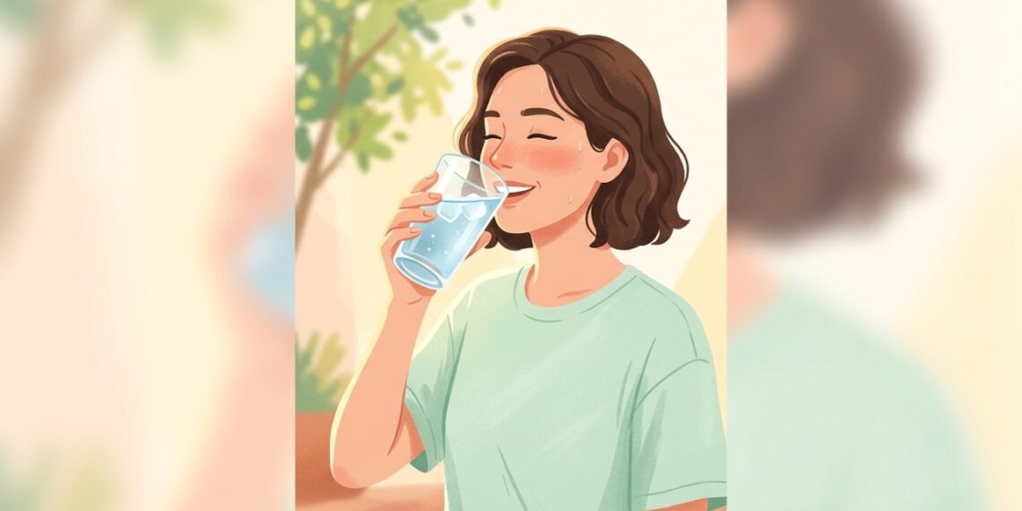 Água gelada ou em temperatura ambiente pode hidratar bem, conforme a preferência de cada pessoa.
