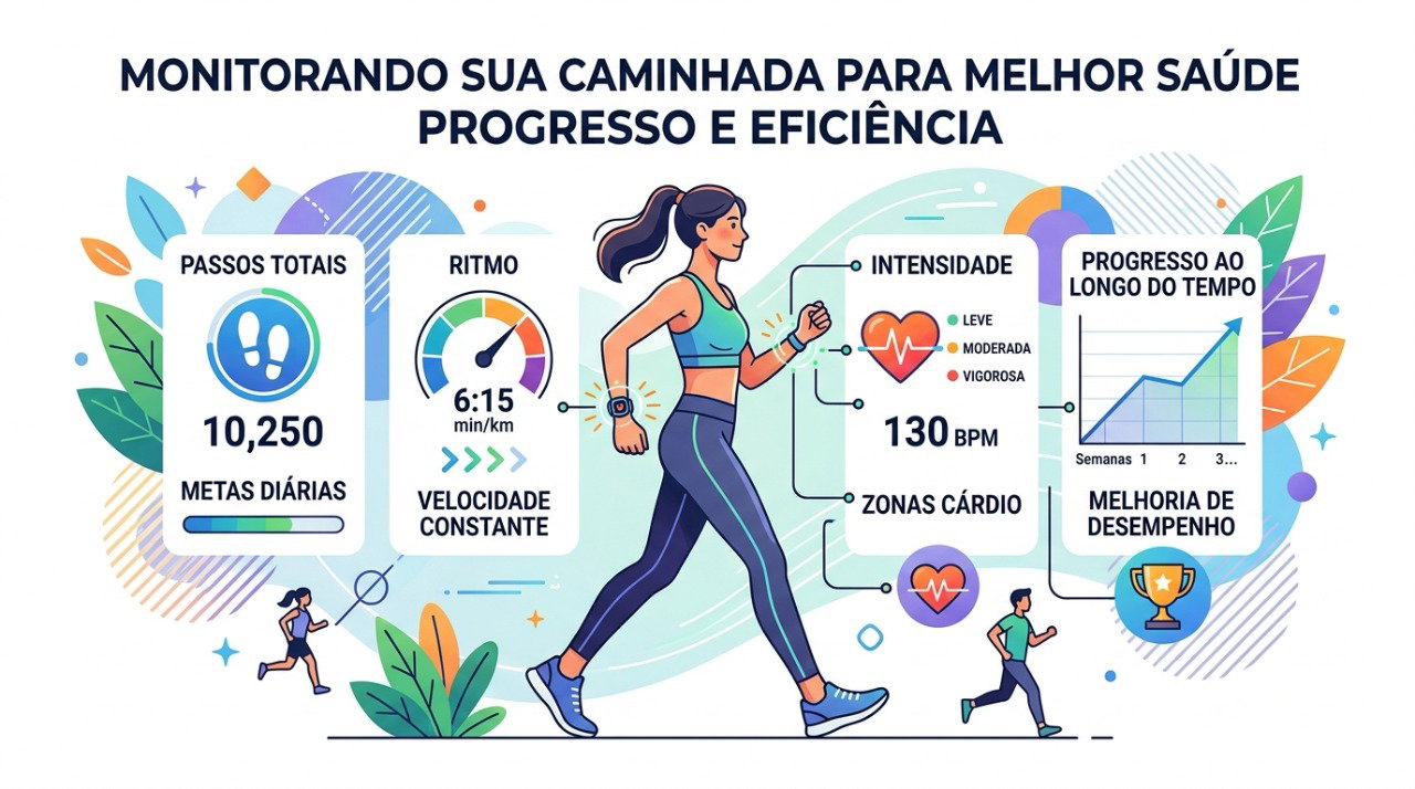 Além da quantidade de passos, ritmo, duração e regularidade ajudam a definir a intensidade da caminhada.
