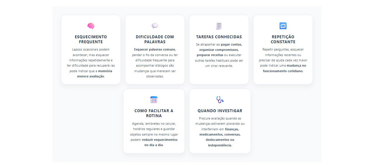 Esquecimento frequente: 6 sinais de que a memória merece avaliação