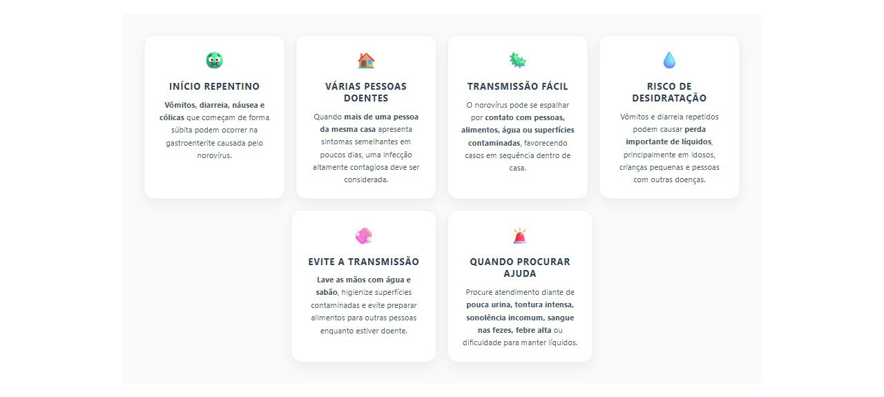 Vômito e diarreia em várias pessoas da casa: 6 sinais de possível norovírus