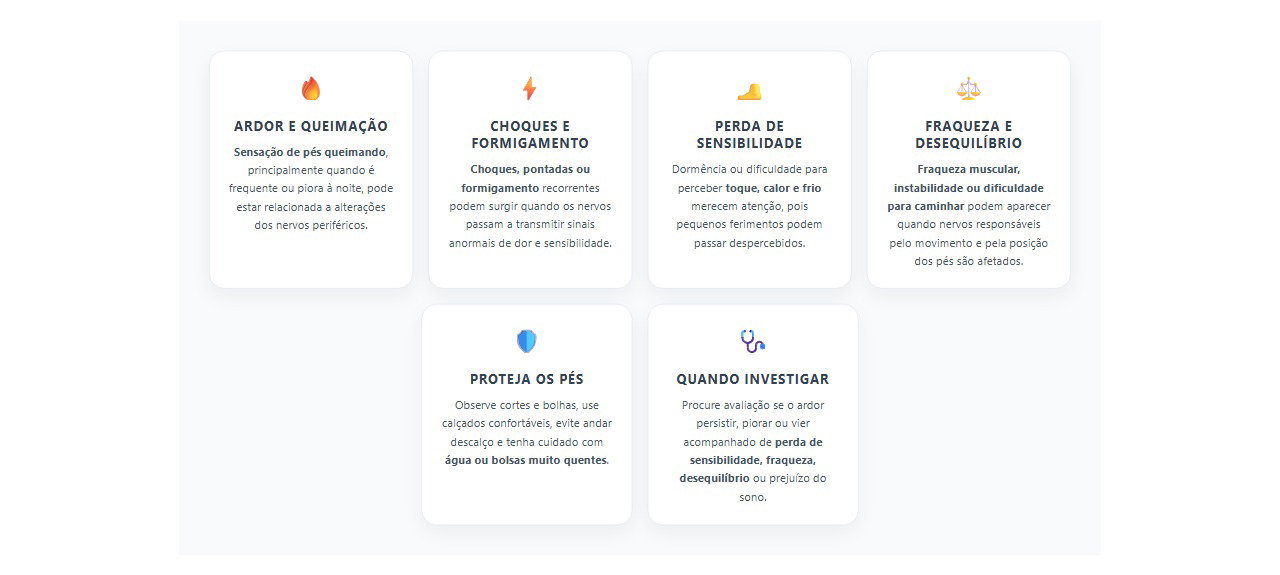 Ardor e choques nos pés: 6 sinais de que os nervos podem estar envolvidos