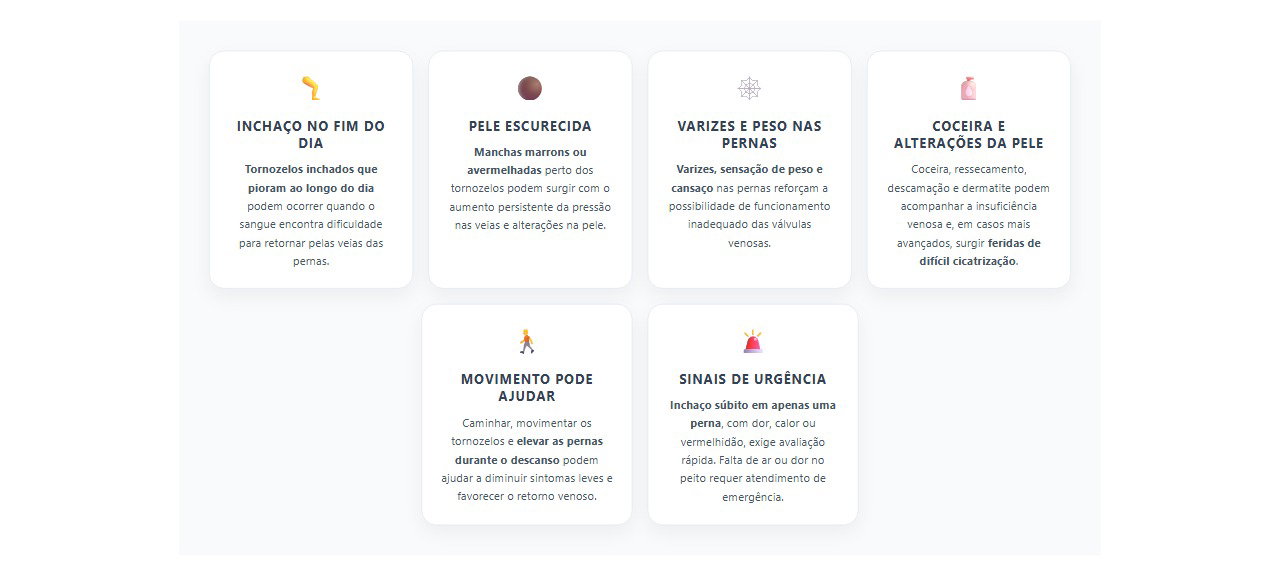 Tornozelos escurecidos e inchados: 6 sinais de insuficiência venosa