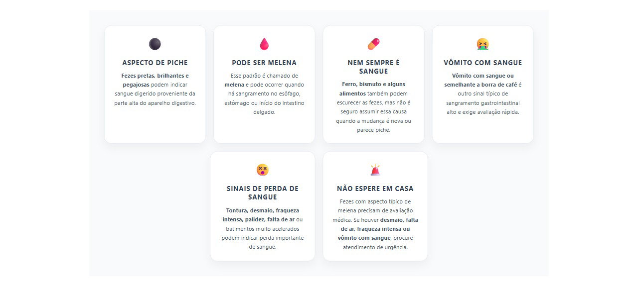 Fezes pretas e pegajosas: 6 sinais de possível sangramento gastrointestinal