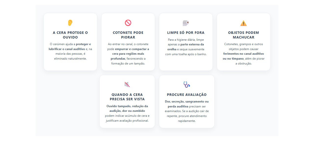 Cotonete no ouvido: 6 cuidados para evitar empurrar a cera e causar lesões