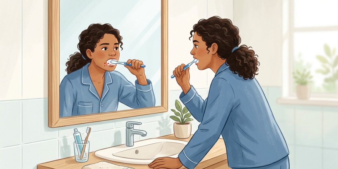 Gengiva sangrando ao escovar pode ser sinal de inflamação e merece atenção quando se repete.