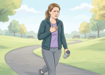 Aperto no peito durante esforço que melhora ao parar pode ser sinal de angina.