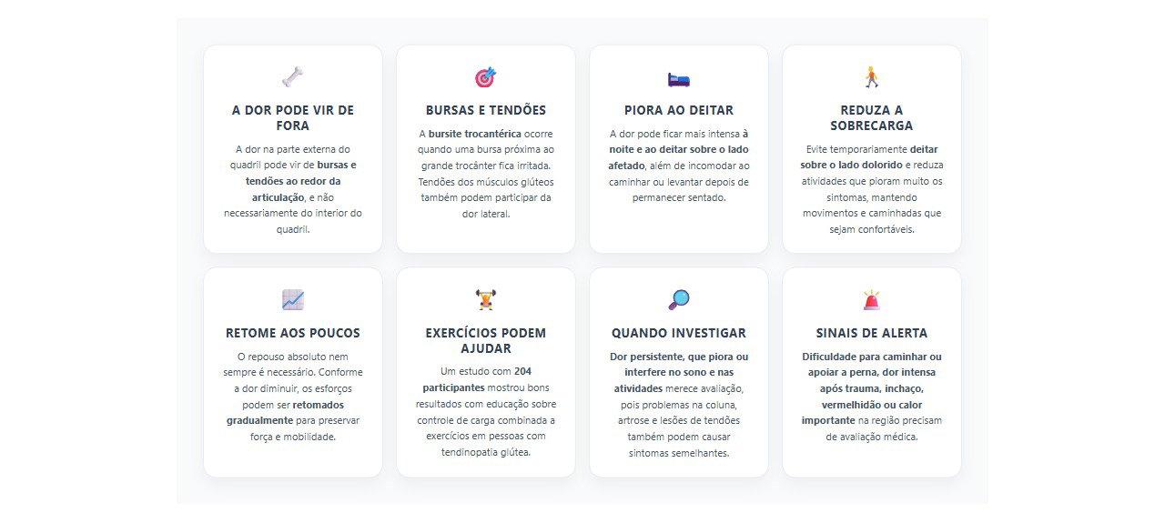 Dor na lateral do quadril ao deitar: causas, cuidados e quando investigar