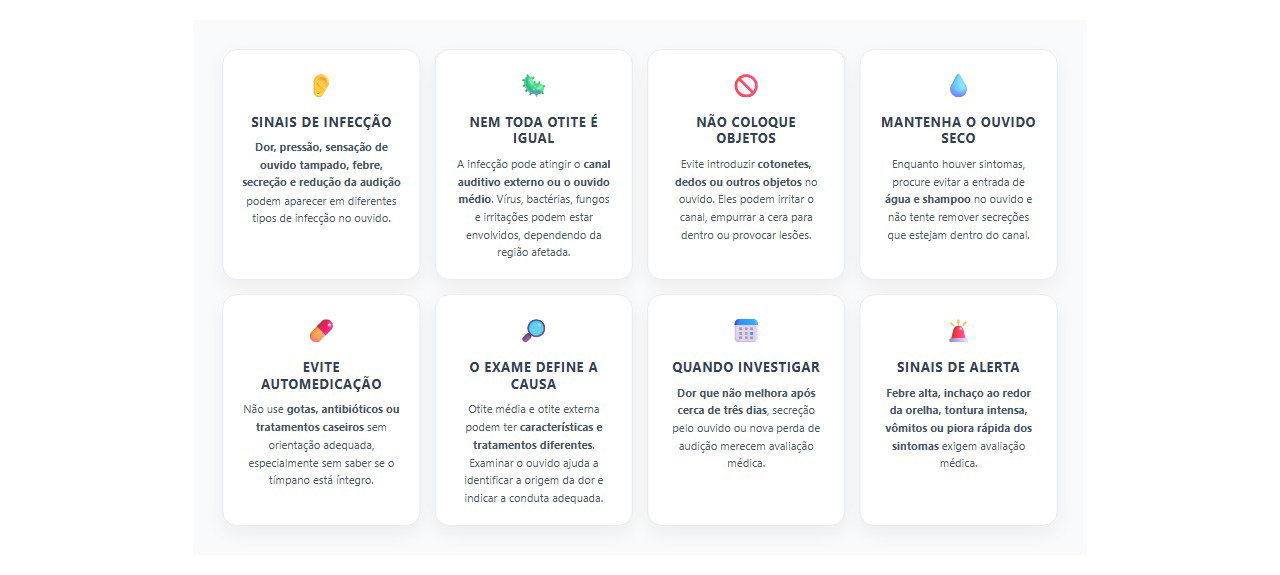 Dor e ouvido tampado: sinais de infecção e quando procurar atendimento
