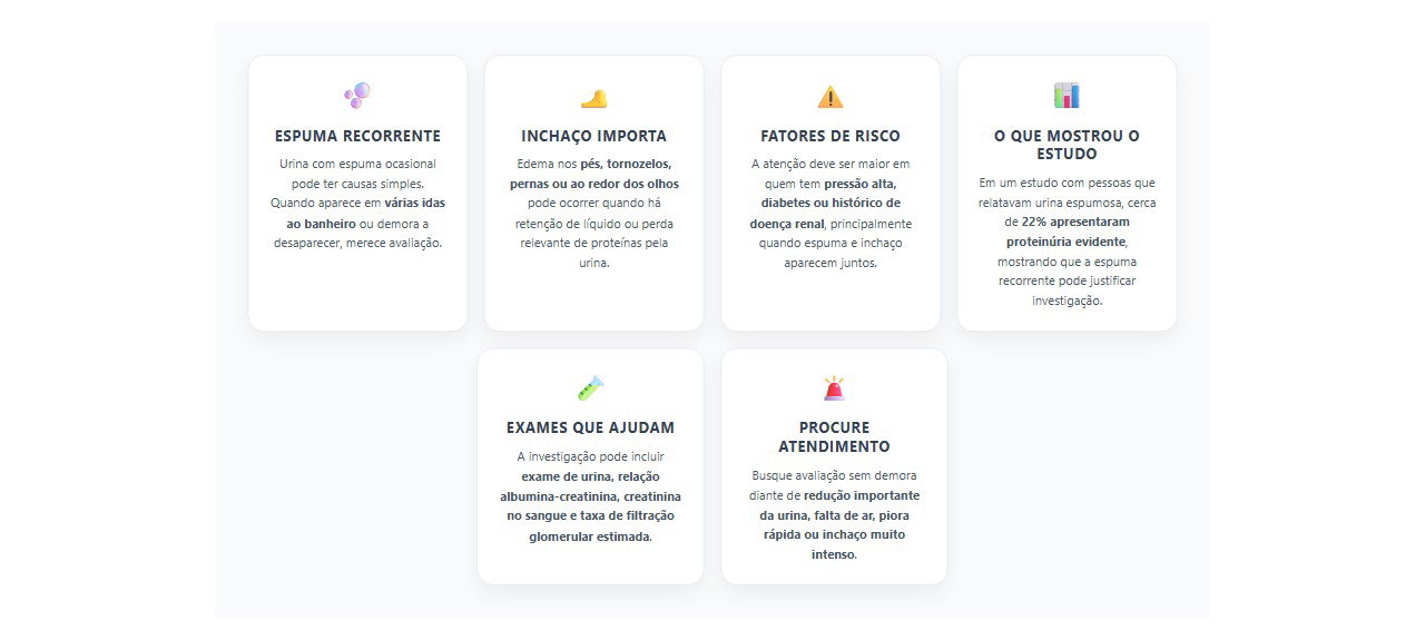 Urina com espuma e tornozelos inchados: sinais para avaliar os rins