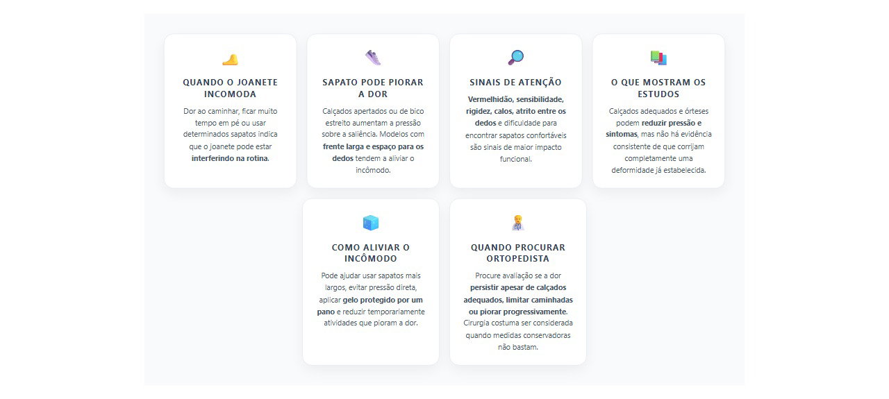Joanete dolorido: sinais de que o incômodo já merece tratamento