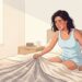 Calorões noturnos da menopausa podem interromper o sono e causar cansaço no dia seguinte.