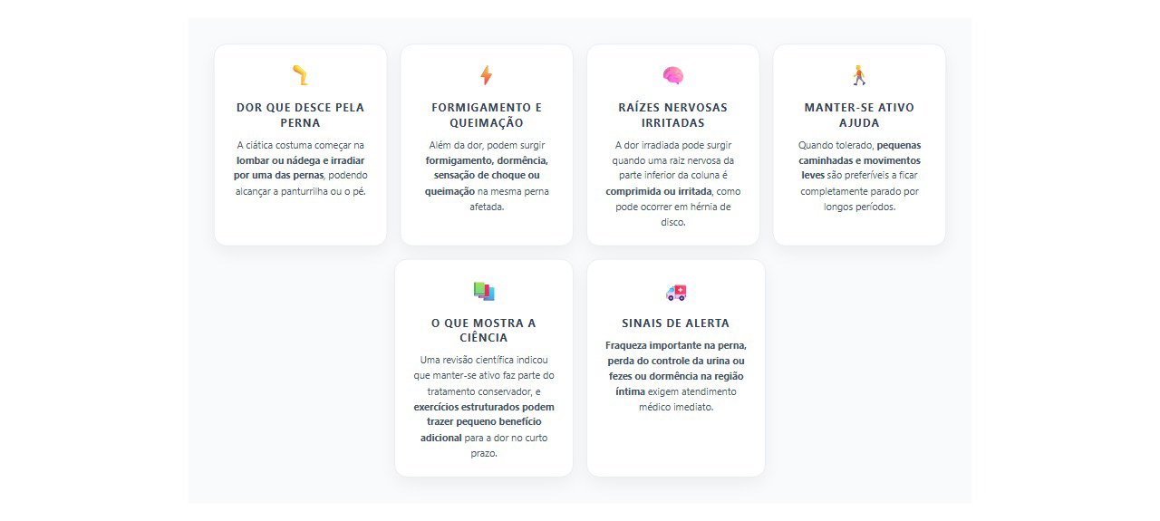 Dor da lombar que desce pela perna: sinais típicos de ciática e quando se preocupar