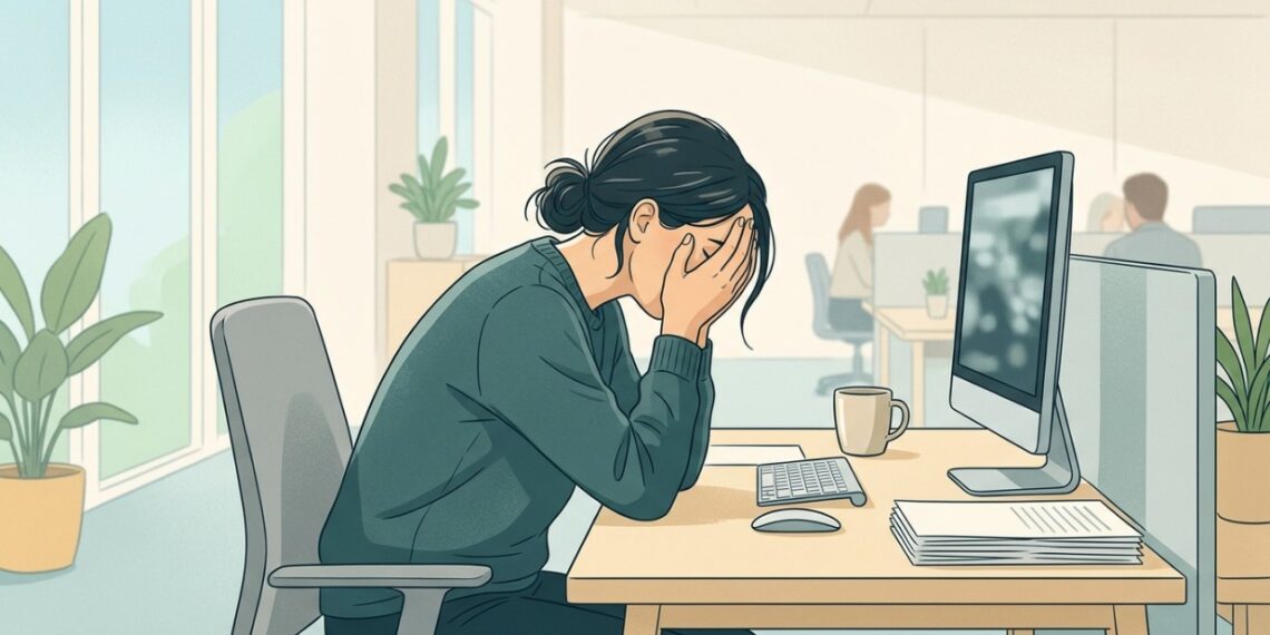 Cansaço persistente, distanciamento e queda no desempenho podem indicar esgotamento relacionado ao trabalho.