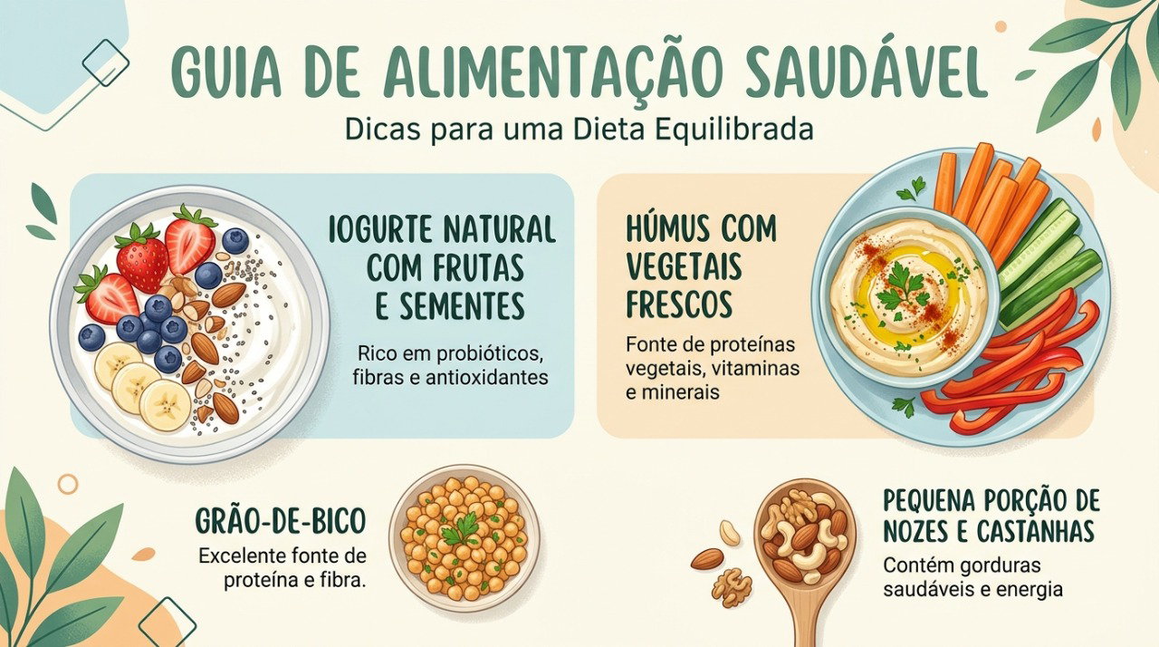 Combinar diferentes fontes de proteína ajuda a variar nutrientes e tornar o lanche mais equilibrado.