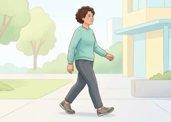 A redução persistente do balanço de um braço ao caminhar pode merecer avaliação, especialmente quando surgem outros sintomas motores.