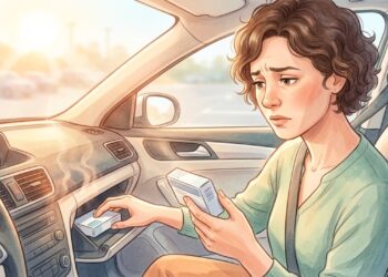 O calor dentro do carro pode comprometer a estabilidade de alguns medicamentos.