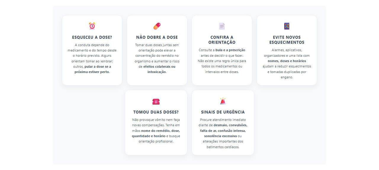 Esqueceu o remédio? Veja por que dobrar a dose pode ser perigoso