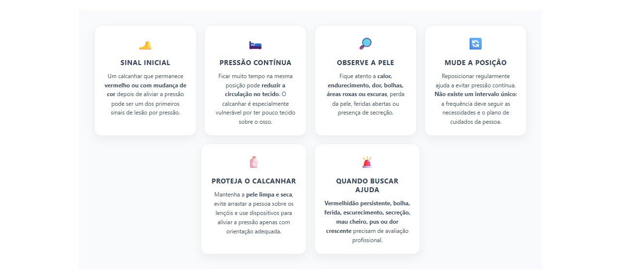 Calcanhar vermelho na cama: sinais de lesão por pressão e como prevenir
