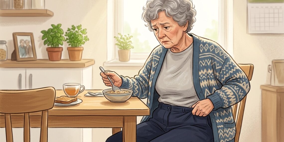 Roupa mais folgada, perda de peso e fraqueza podem indicar redução importante da alimentação.