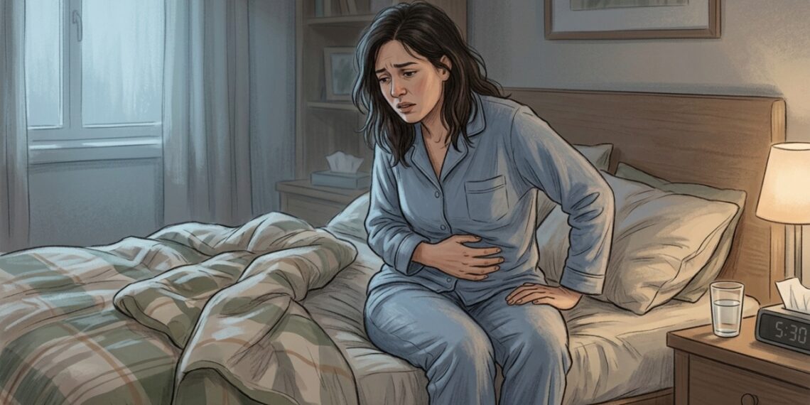 Diarreia que interrompe o sono pode ser um sinal importante para a investigação médica.