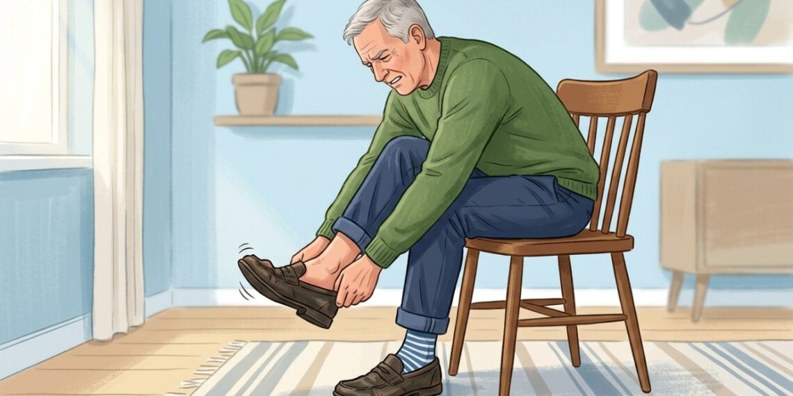Com a idade, mudanças no formato dos pés podem fazer um sapato antigo começar a apertar.