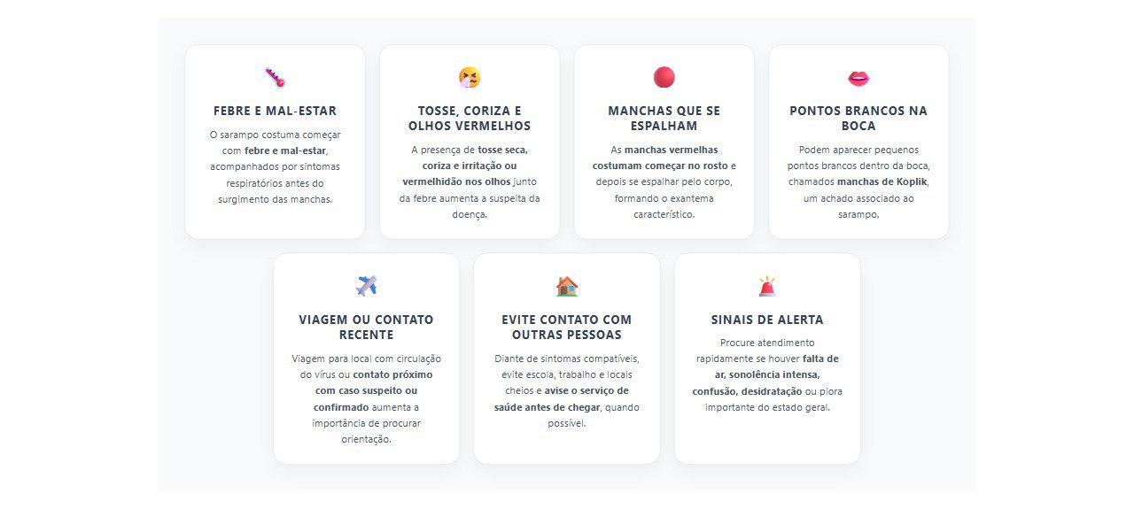 Febre e manchas vermelhas: 7 sinais que aumentam a suspeita de sarampo