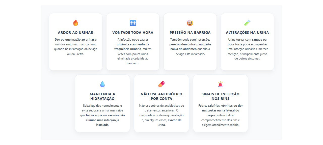Ardência ao urinar: 7 sinais que podem indicar infecção urinária