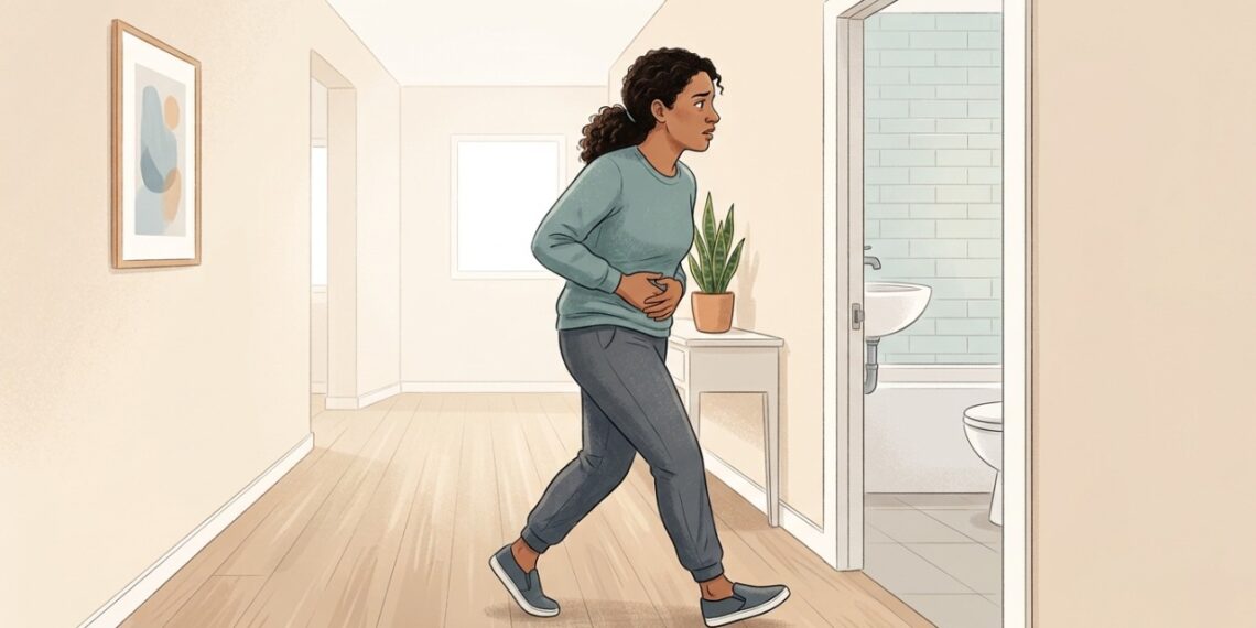 Urgência para evacuar e escapes antes de chegar ao banheiro podem indicar incontinência fecal.