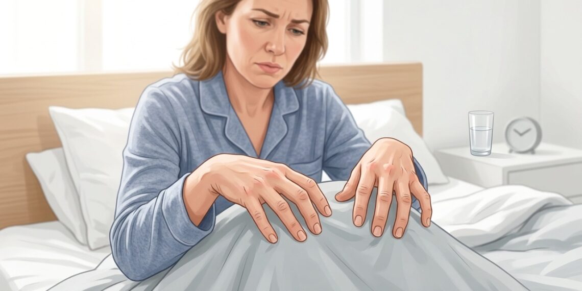 Rigidez nas mãos ao acordar, especialmente quando prolongada, pode indicar inflamação nas articulações.